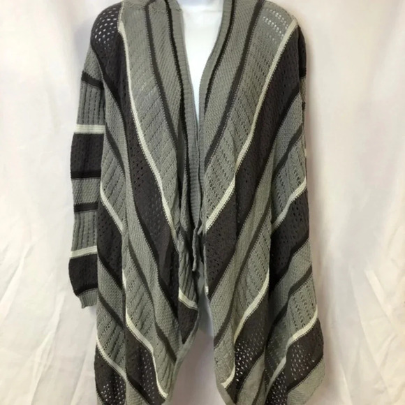 O’Neill Striped Flowy Cardigan Sweater XS NWT - Picture 5 of 11